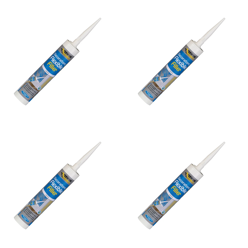 Everbuild Sika Flexible Decorators Filler White 290ml - 486009