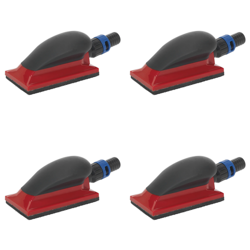 Sealey Dust-Free Sanding Block 70 x 120mm Hook-and-Loop