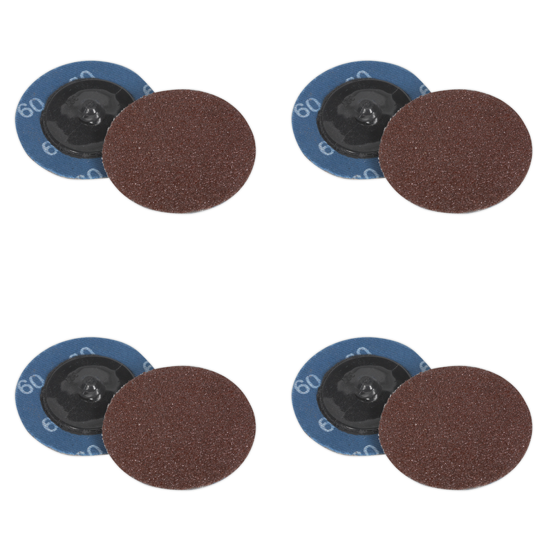 Sealey 50mm Sanding Disc 60Grit Pack of 10