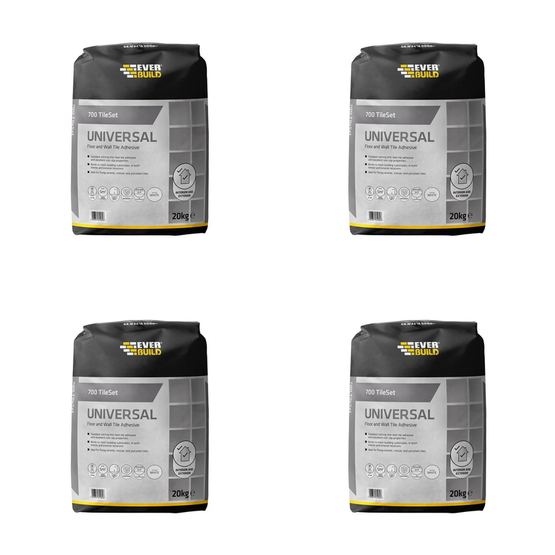 Everbuild Sika 700 TileSet Universal White 20kg - 695061