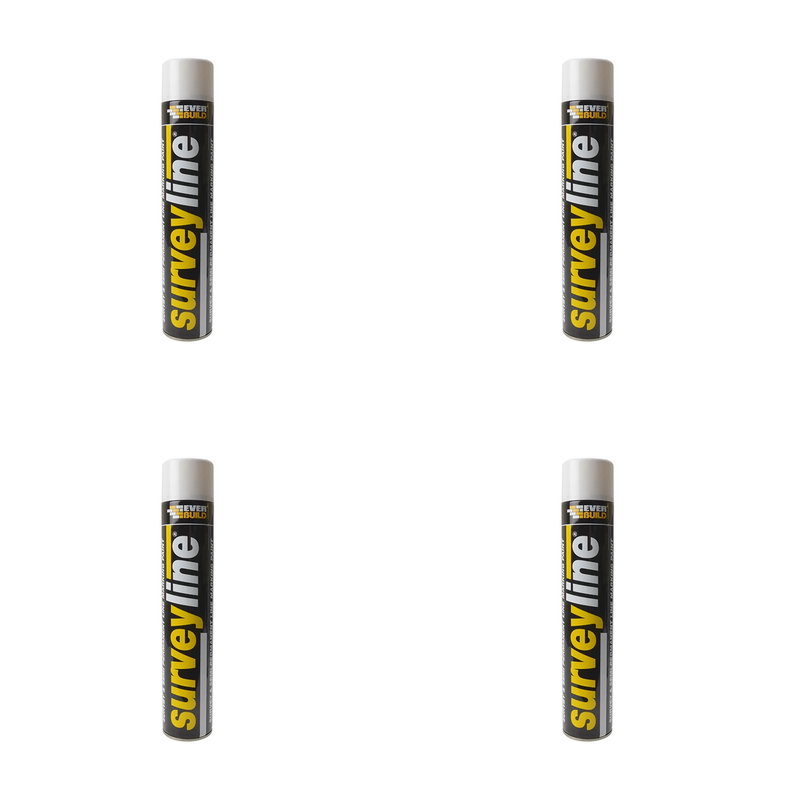 Everbuild Sika Surveyline Marker Spray White 700ml - 490214