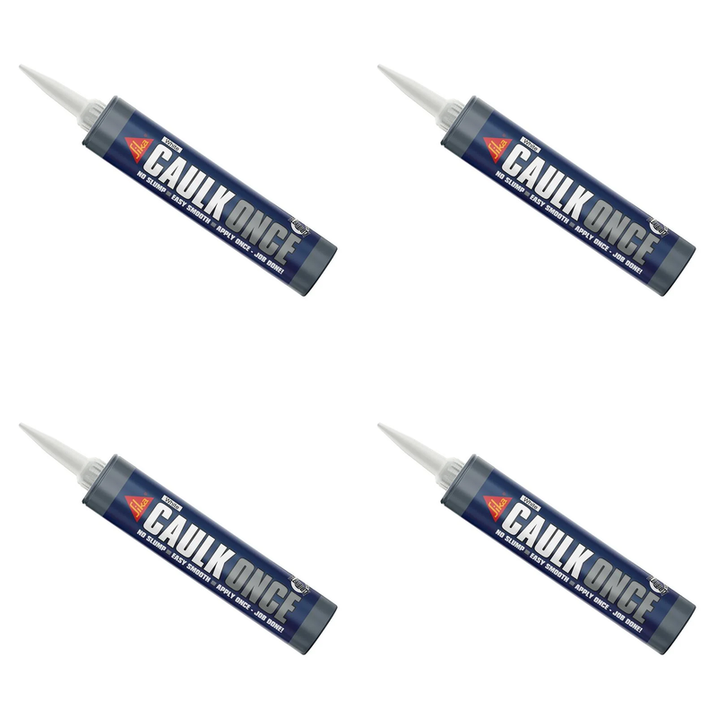 Everbuild Sika Caulk Once White 380ml - 489516