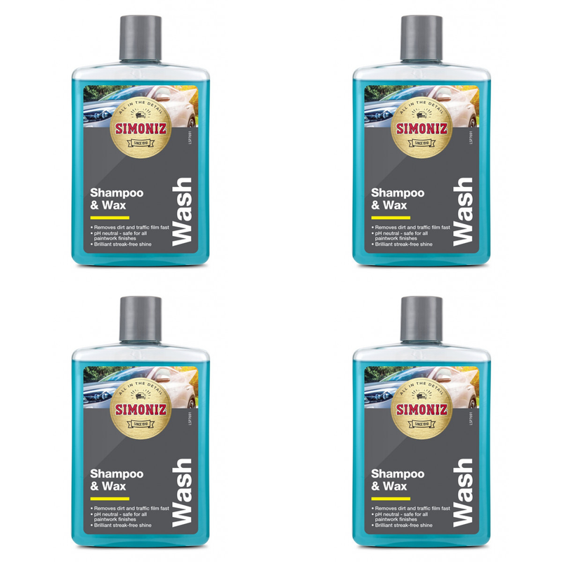 Simoniz Shampoo & Wax 475ml - PH Neutral Car Care