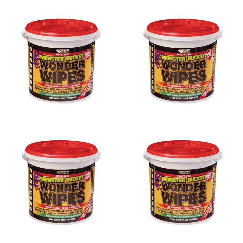 Everbuild Sika Monster Wonder Wipes (Tub 500) - 524290