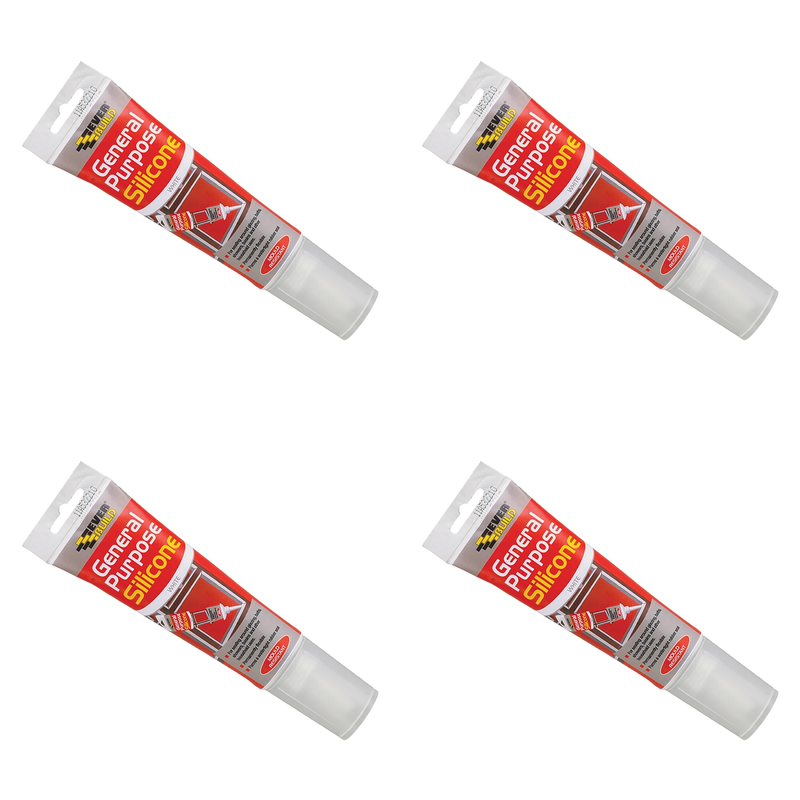 Everbuild Sika Easi-squeeze General Purpose Silicone White 80ml - 483131