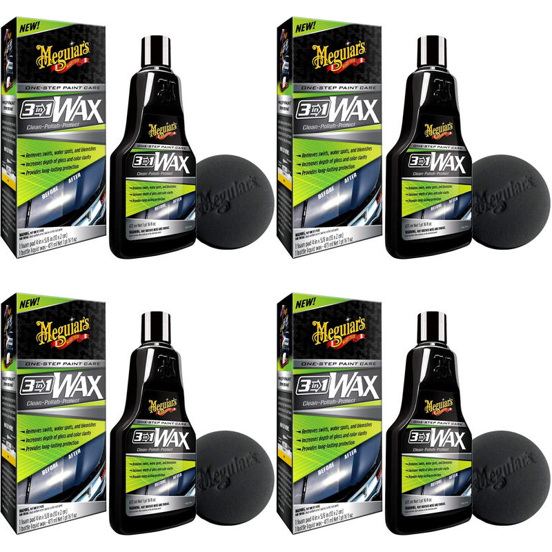 Meguiar's 3-in-1 Wax G191016EU 473ml Car Polish & Protect