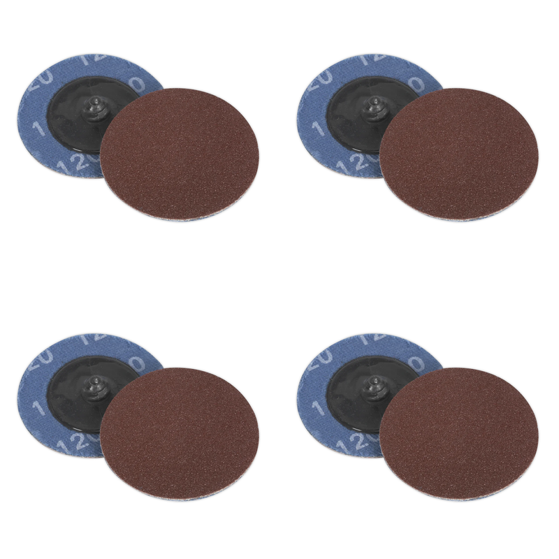 Sealey Sanding Disc Ø50mm 120Grit Pack of 10