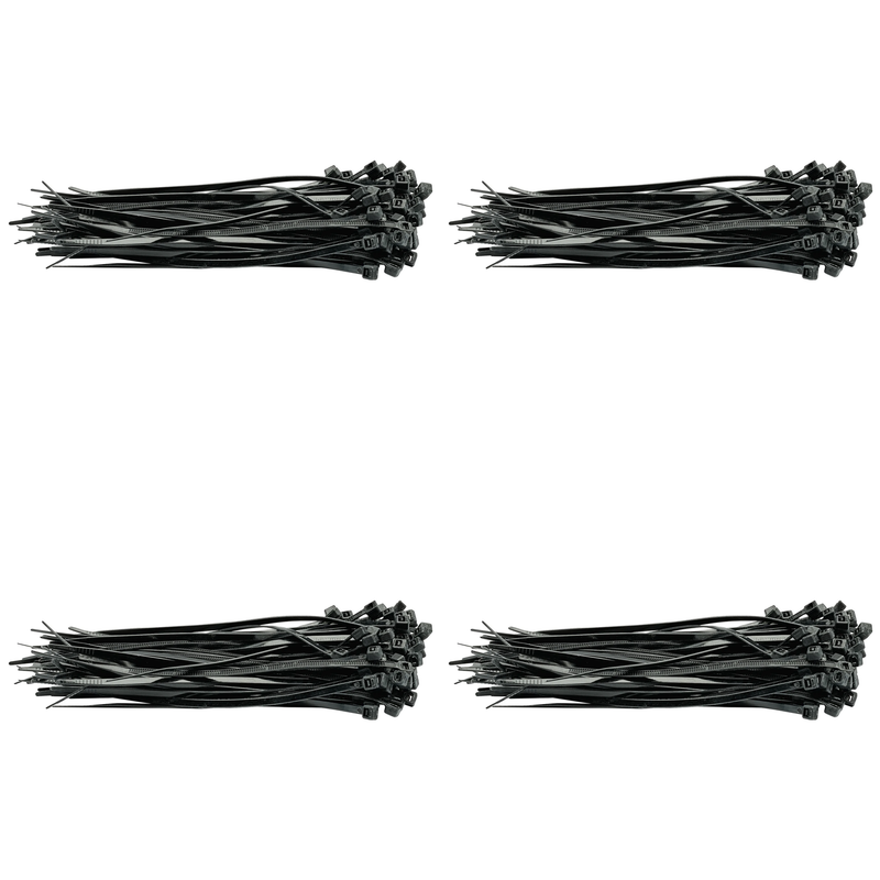 Draper Cable Ties, 3.6 x 150mm, Black - Various Pack Sizes