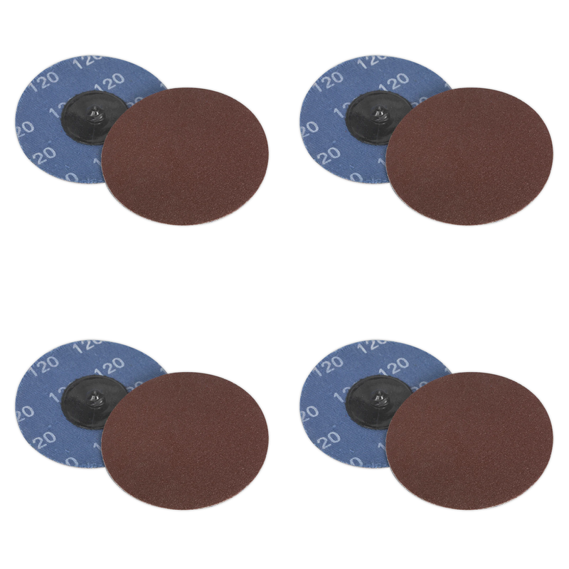 Sealey Sanding Disc Ø50mm 120Grit Pack of 10