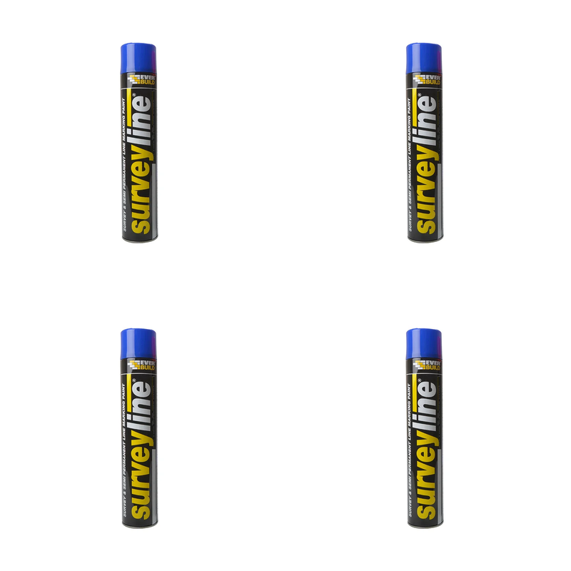 Everbuild Sika Survey Line® Marker Spray Blue 700ml - 490207