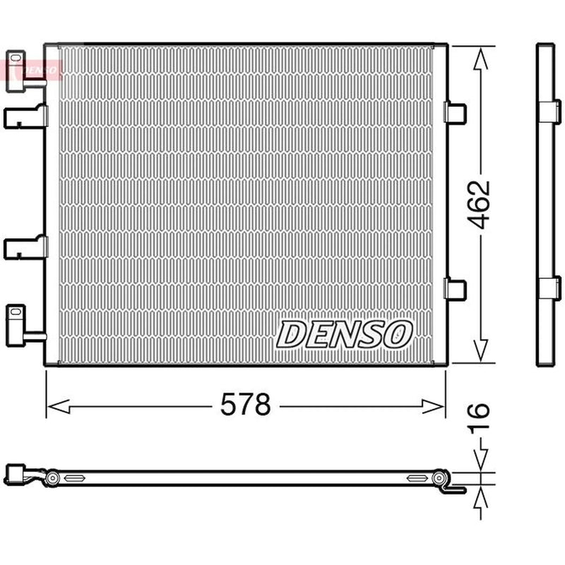 Denso Air Conditioning Condenser DCN20041