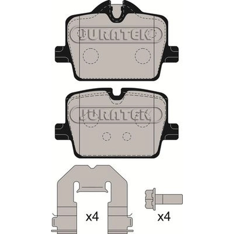 Juratek Rear Brake Pad Set JCP8576