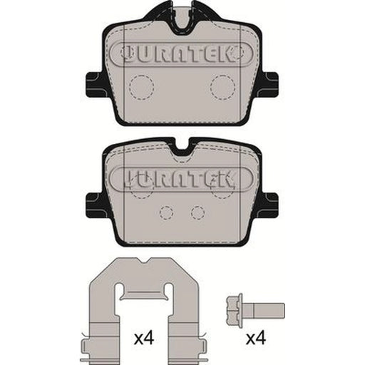 Juratek Rear Brake Pad Set JCP8576