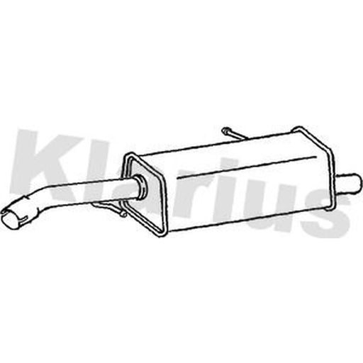 Klarius Box With Tail Pipe Rear CN531K