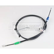 Borg & Beck Handbrake Cable Left Rear BKB3877