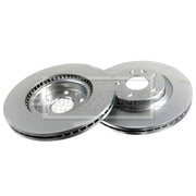Borg & Beck 2 x Vented Front Brake Discs BBD5648