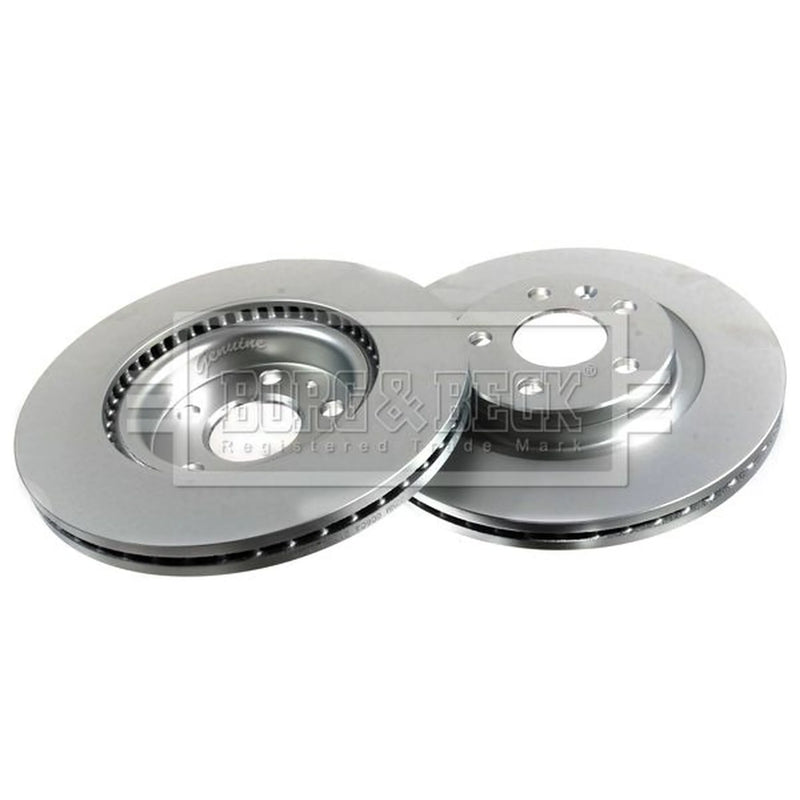 Borg & Beck 2 x Vented Front Brake Discs BBD5648
