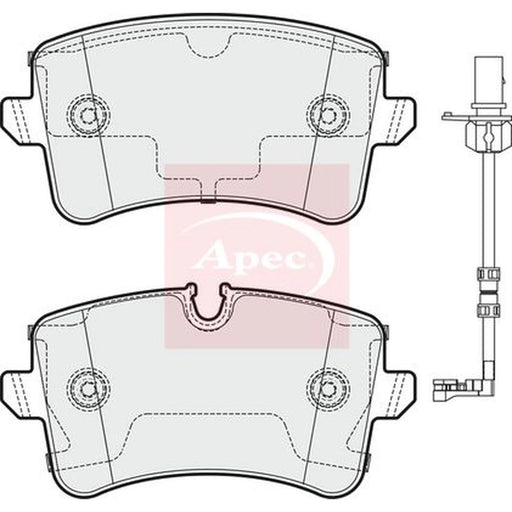 Apec Rear Brake Pad Set PAD1778