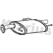 Klarius Box With Tail Pipe Rear SZ134D