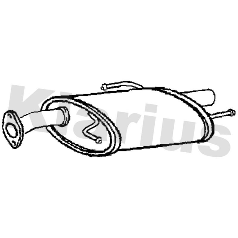 Klarius Box With Tail Pipe Rear SZ134D