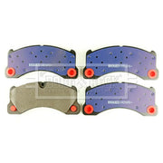 Borg & Beck 4 x Front Brake Pad Set BBP2912