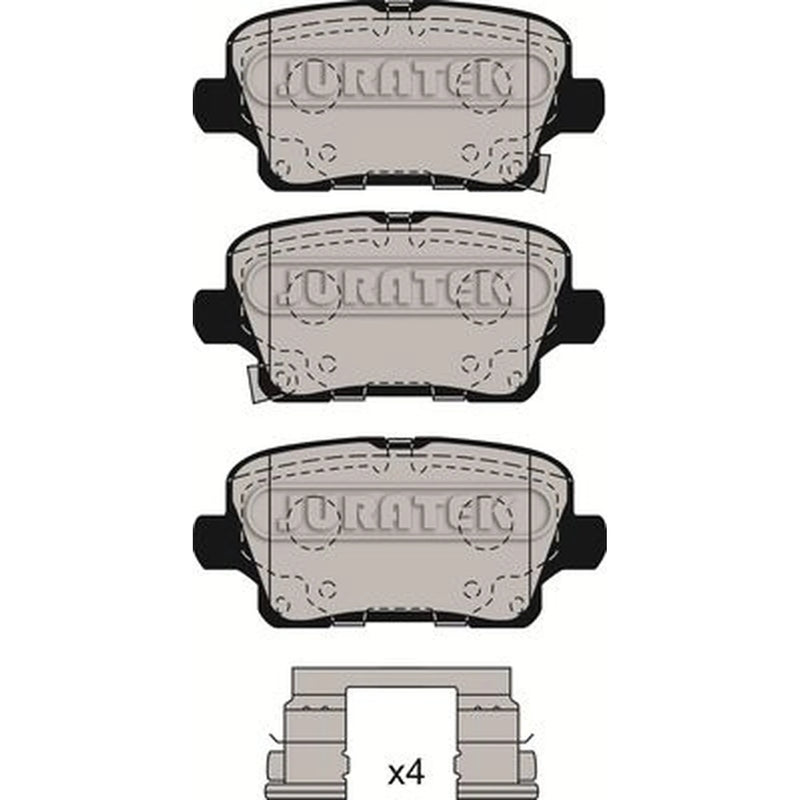 Juratek Rear Brake Pad Set JCP8181