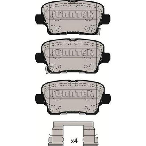 Juratek Rear Brake Pad Set JCP8181