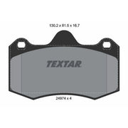 Textar Front Brake Pad Set 2497401