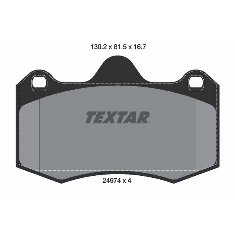 Textar Front Brake Pad Set 2497401