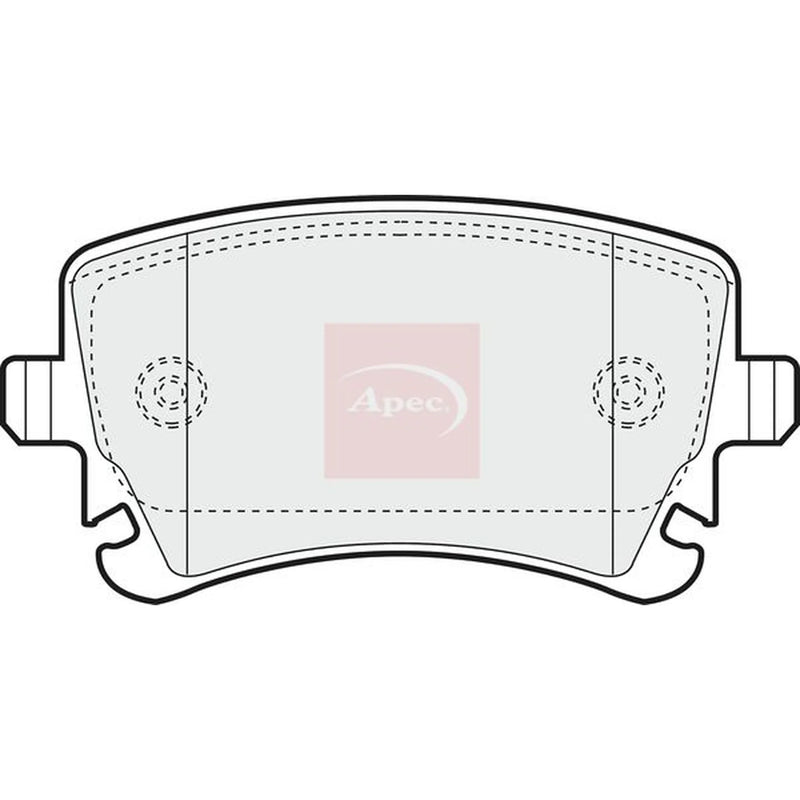 Apec Rear Brake Pad Set PAD1298