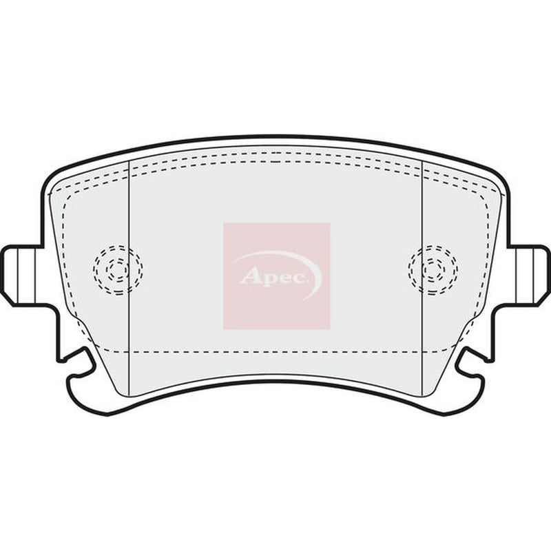 Apec Rear Brake Pad Set PAD1298