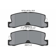 Textar Rear Brake Pad Set 2007601