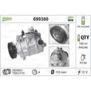 Valeo Air Conditioning Compressor 699380