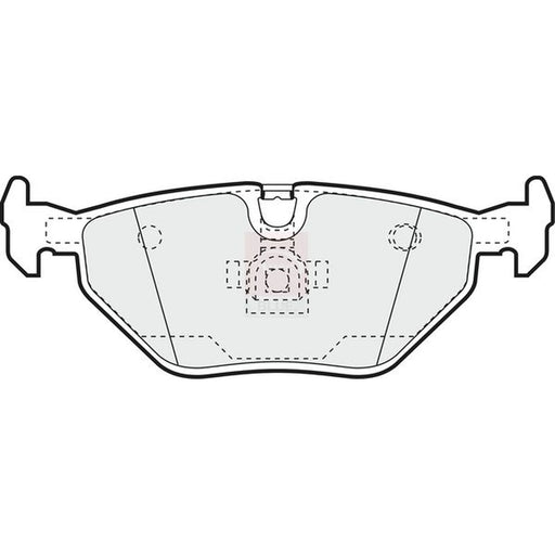 Apec Rear Brake Pad Set PD3008