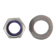 ForgeFix Nyloc Nuts & Washers A2 Stainless Steel M12 ForgePack 6 - FPNYLOC12SS