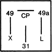 Hella Indicator Flasher Relay 4AZ 003 787-051