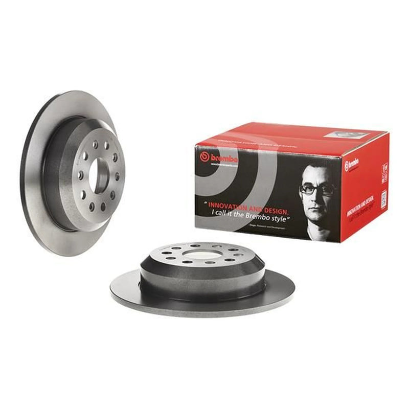 Brembo 2 x Solid Rear Brake Discs 08.N352.11