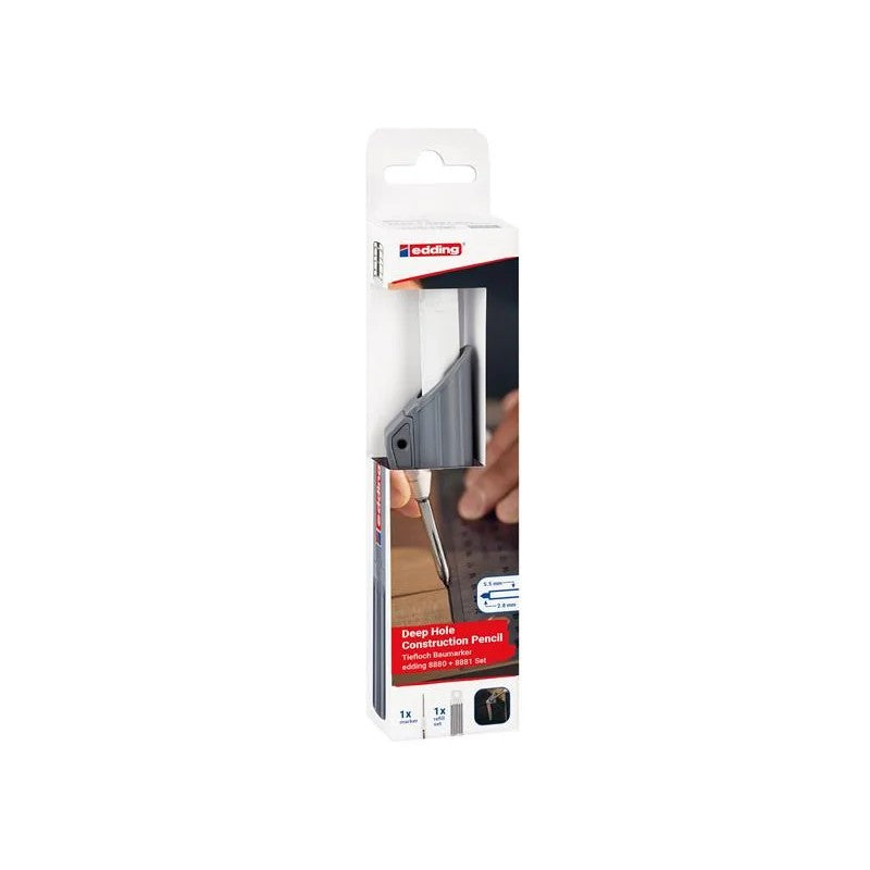 edding 8880 Deep Hole Construction Pencil (Blister Packed) - 4-8880-1-1112