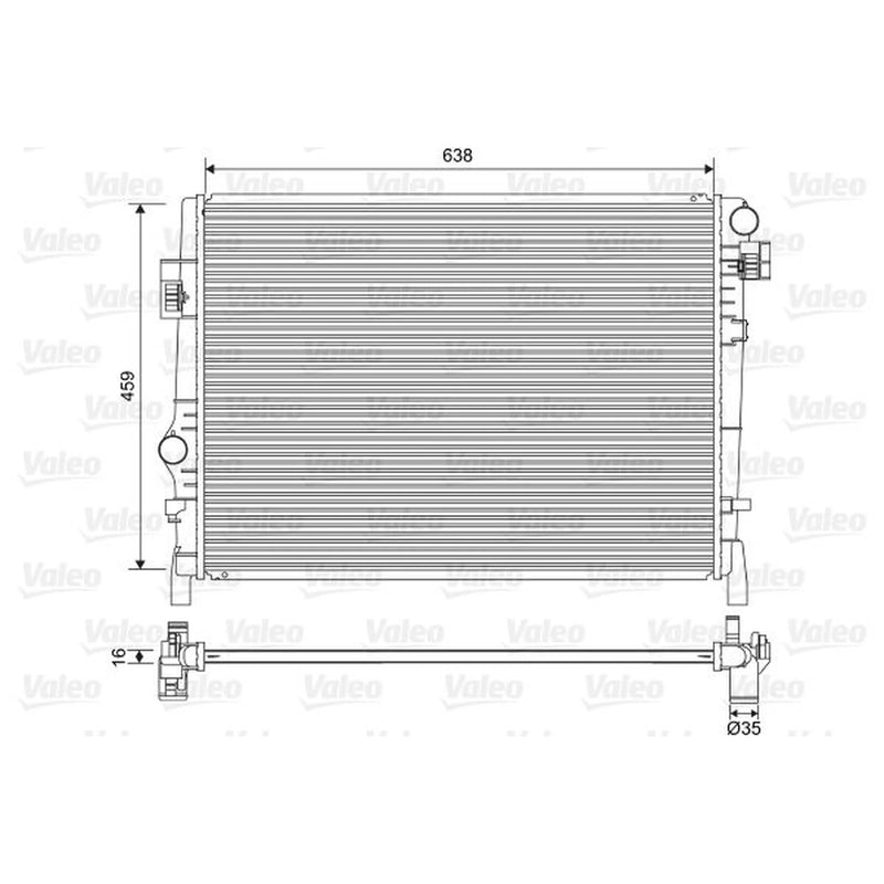 Valeo Engine Radiator 701553