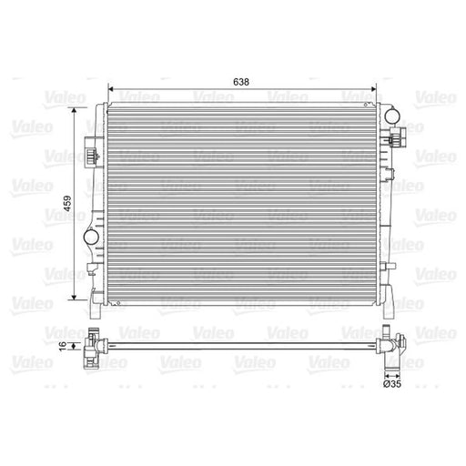 Valeo Engine Radiator 701553