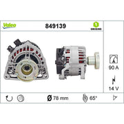 Valeo Car Alternator 12V 849139