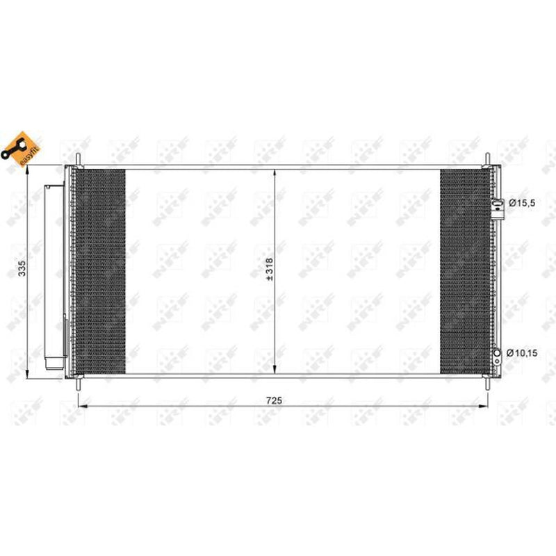 NRF Air Conditioning Condenser 35943
