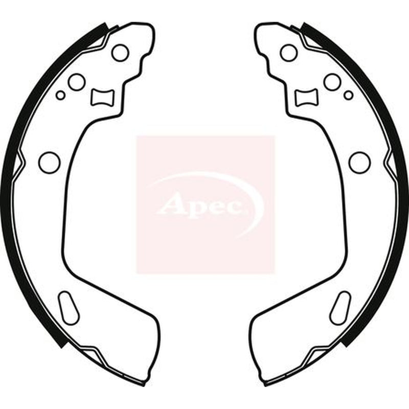 Apec Brake Shoe Set Axle Kit SHU823