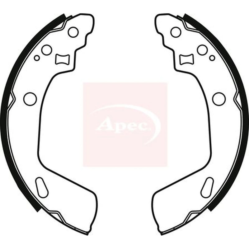 Apec Brake Shoe Set Axle Kit SHU823