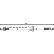 Apec Brake Hydraulic Hose Line Front HOS3493