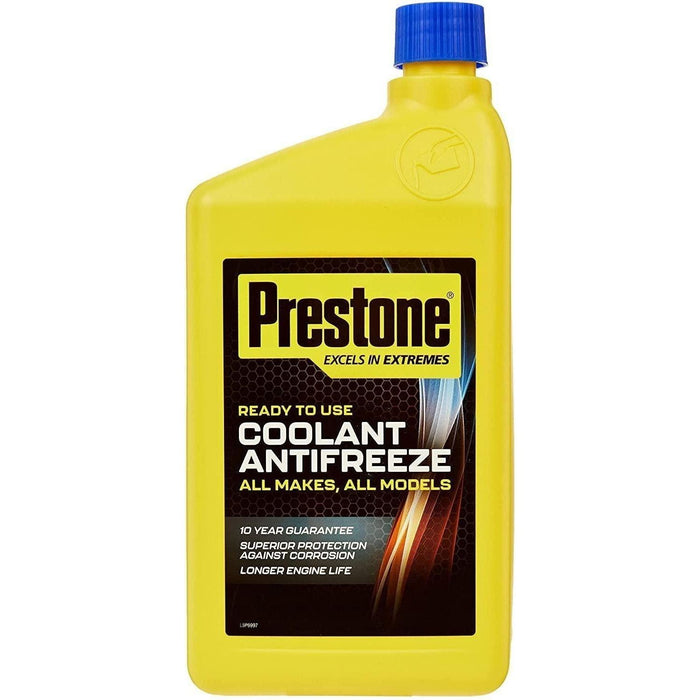 Prestone Coolant Antifreeze Ready to Use Universal Summer Winter -37°C 1 Litre Prestone  - Town Parts