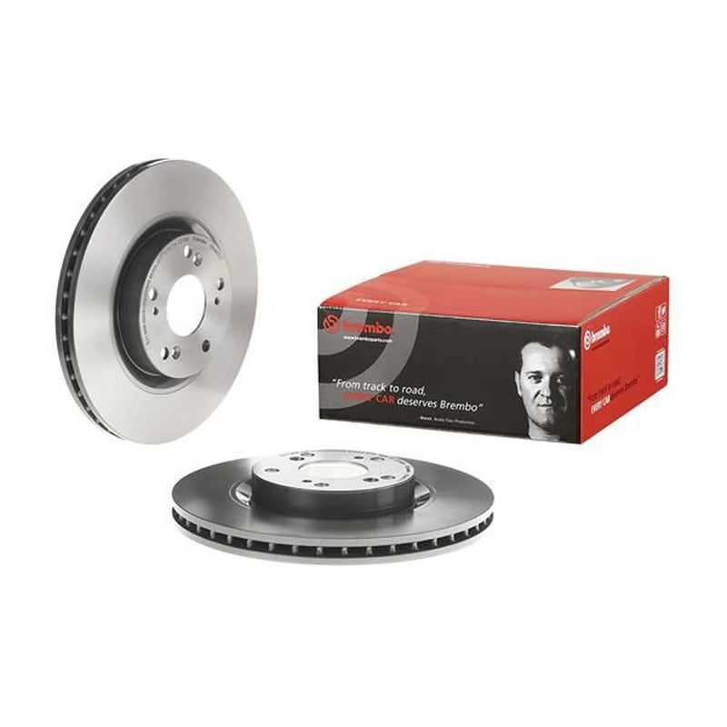 Brembo 2 x Internally Vented Front Brake Discs 09.A407.11
