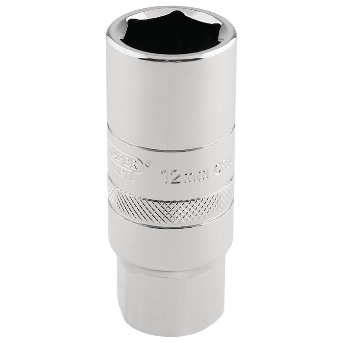 Draper 12mm Thread 6 Point Spark Plug Socket, 1/2" Sq. Dr., 18mm 16779 Draper  - Town Parts