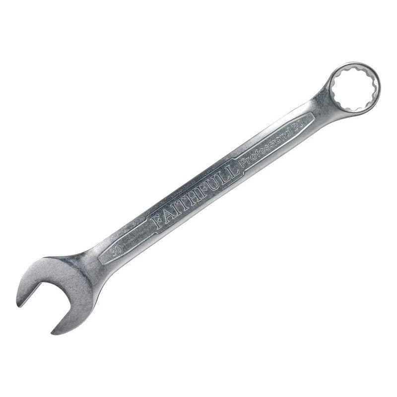 Faithfull Combination Spanner CV Satin Finish (group 2) 26-50mm