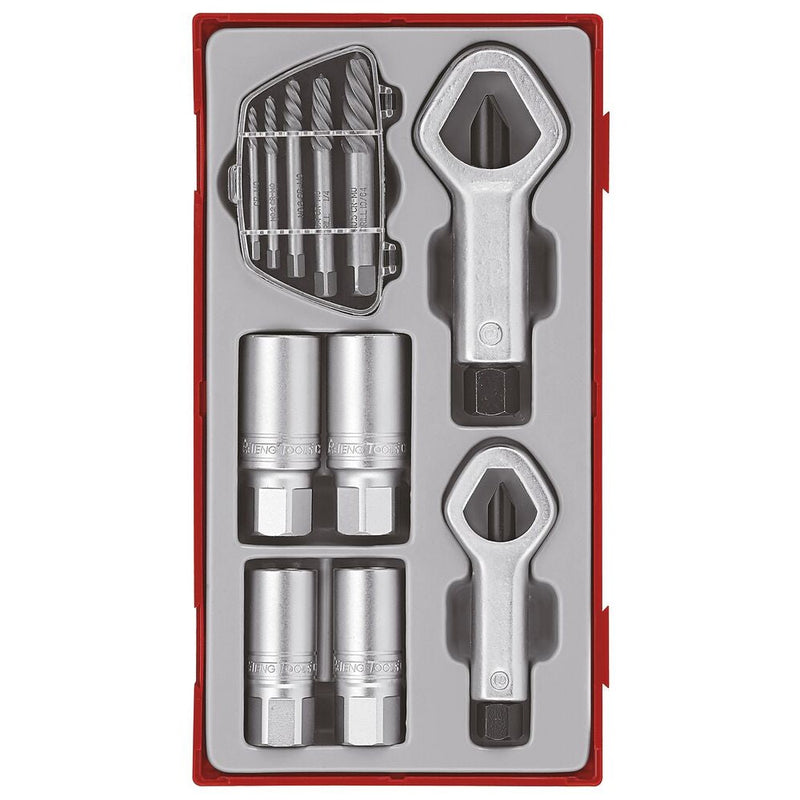 Teng Tools Extractor & Nut Splitter Set TT1 11 Pieces
